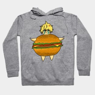 Chibi hamburger Hoodie